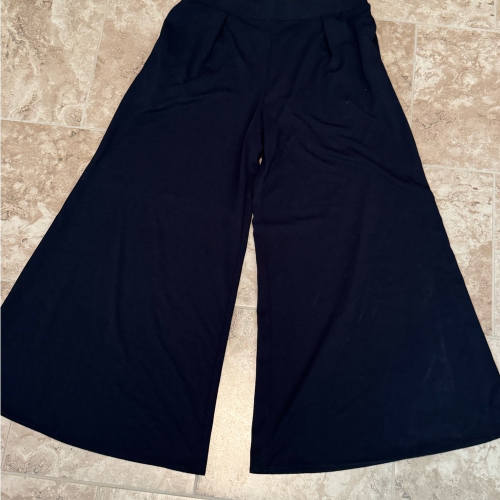 Uniqlo elastic band wide leg pant